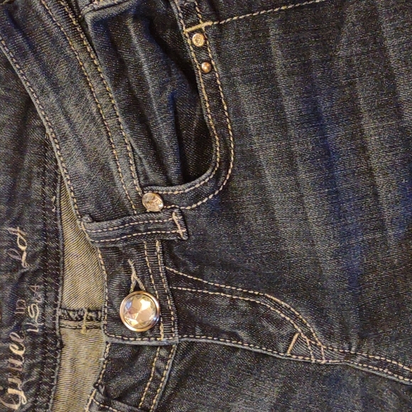 Ladies vintage Grace in LA Low rise flared bottoms Sz 3 Jr's - Picture 3 of 9